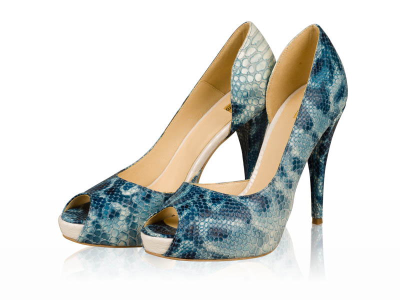 Pantofi dama Blue Piton